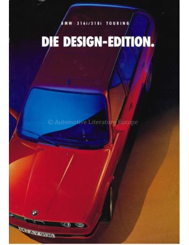 1993 BMW 3 SERIES DESIGN-EDITION TOURING BROCHURE GERMAN