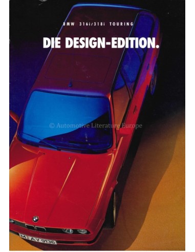 1993 BMW 3ER DESIGN-EDITION TOURING PROSPEKT DEUTSCH