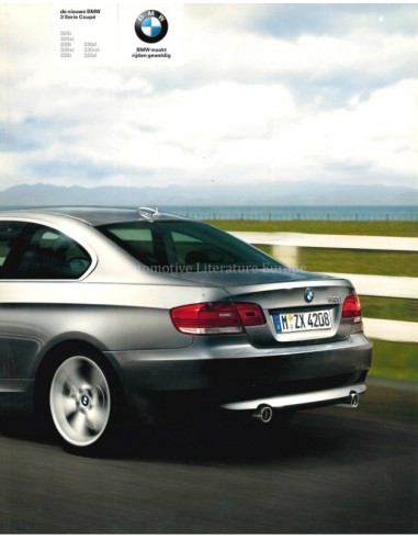 2006 BMW 3ER COUPÉ PROSPEKT NIEDERLÄNDISCH