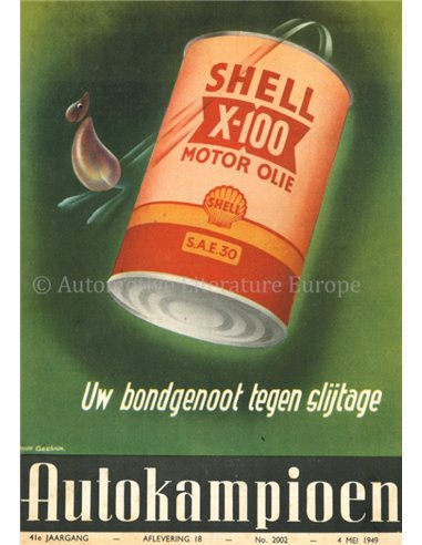 1949 AUTOKAMPIOEN MAGAZINE 18 DUTCH