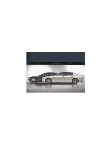 2007 MASERATI QUATTROPORTE V BROCHURE DUITS