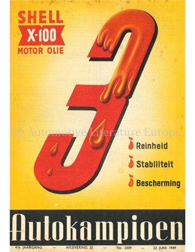 1949 AUTOKAMPIOEN MAGAZIN 25 NIEDERLÄNDISCH