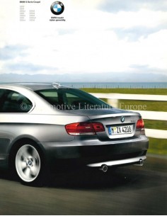 2007 BMW 3 SERIES COUPÉ BROCHURE DUTCH