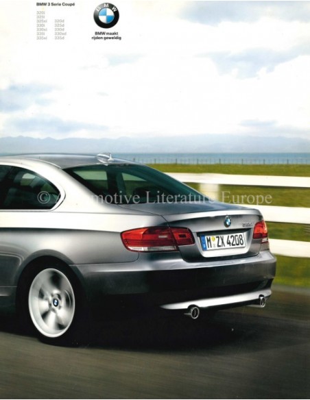 2007 BMW 3 SERIES COUPÉ BROCHURE DUTCH