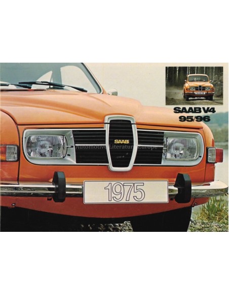 1975 SAAB 95 96 V4 BROCHURE NEDERLANDS