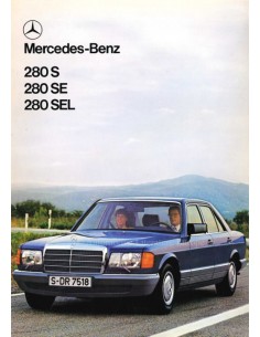 1980 MERCEDES BENZ S CLASS BROCHURE DUTCH