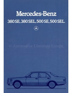 1981 MERCEDES BENZ S CLASS BROCHURE DUTCH