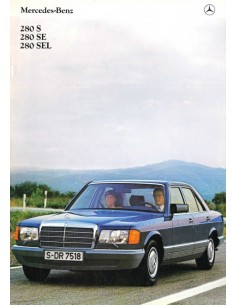 1981 MERCEDES BENZ S KLASSE BROCHURE NEDERLANDS