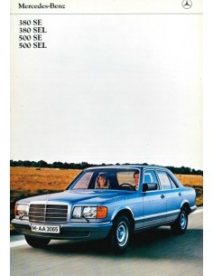 1981 MERCEDES BENZ S KLASSE PROSPEKT DEUTSCH