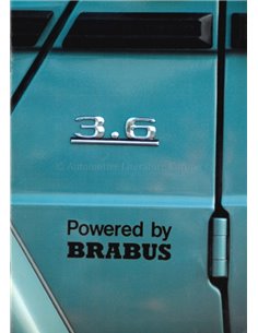 1990 MERCEDES BENZ G KLASSE PROSPEKT ENGLISCH