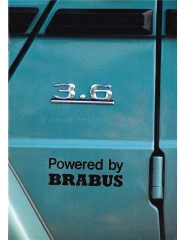 1990 MERCEDES BENZ G KLASSE PROSPEKT ENGLISCH