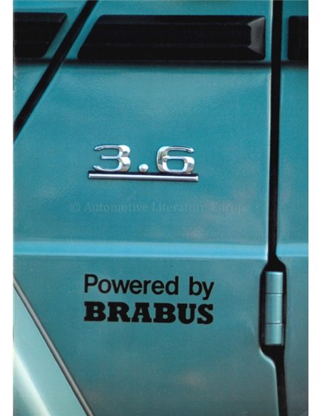1990 MERCEDES BENZ G KLASSE BROCHURE ENGELS