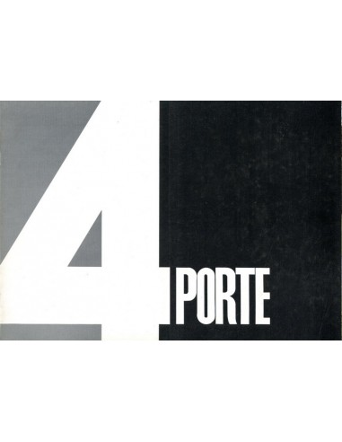 1966 MASERATI QUATTROPORTE I BROCHURE