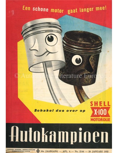 1952 AUTOKAMPIOEN MAGAZINE 4 DUTCH