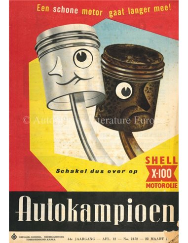1952 AUTOKAMPIOEN MAGAZINE 12 DUTCH