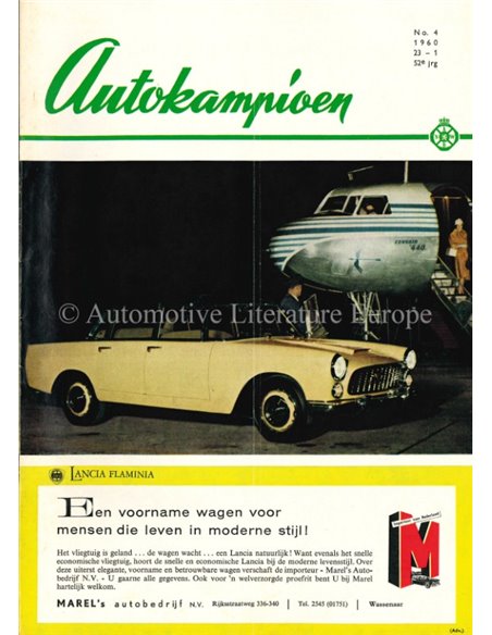 1960 AUTOKAMPIOEN MAGAZIN 4 NIEDERLÄNDISCH