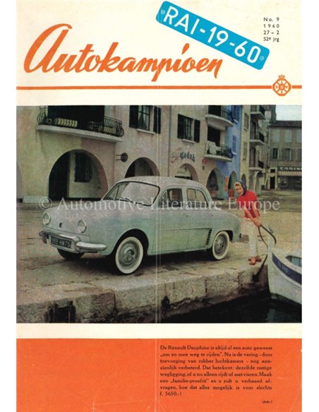 1960 AUTOKAMPIOEN MAGAZIN 9 NIEDERLÄNDISCH