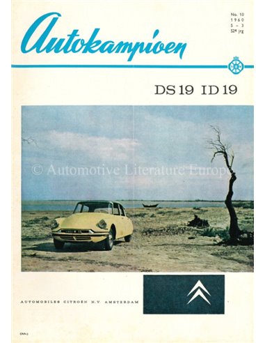 1960 AUTOKAMPIOEN MAGAZIN 10 NIEDERLÄNDISCH