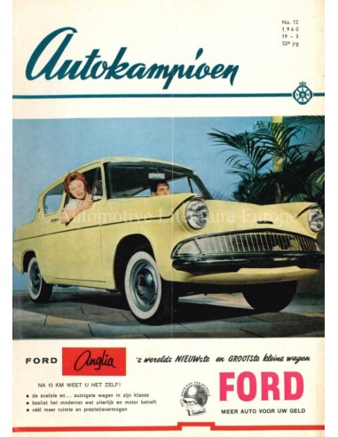 1960 AUTOKAMPIOEN MAGAZIN 12 NIEDERLÄNDISCH