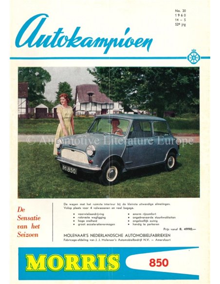 1960 AUTOKAMPIOEN MAGAZIN 20 NIEDERLÄNDISCH