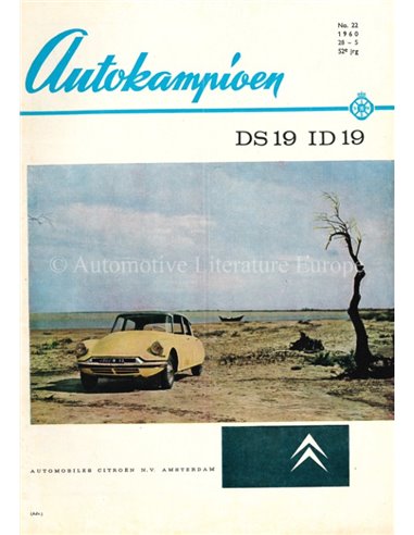 1960 AUTOKAMPIOEN MAGAZIN 22 NIEDERLÄNDISCH
