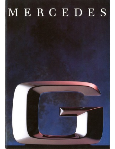 1991 MERCEDES BENZ G KLASSE BROCHURE ITALIAANS