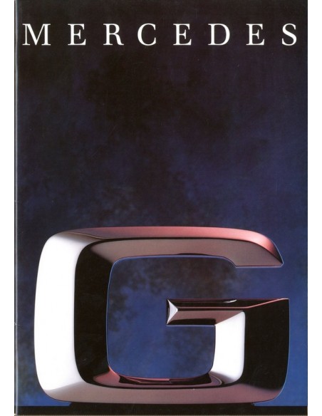 1990 MERCEDES BENZ G KLASSE BROCHURE DEUTSCH