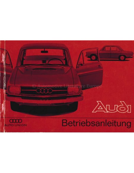 1967 AUTO UNION AUDI 80 BETRIEBSANLEITUNG DEUTSCH