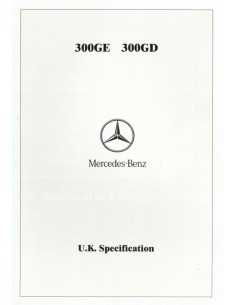 1990 MERCEDES BENZ G KLASSE BROCHURE ENGELS 2