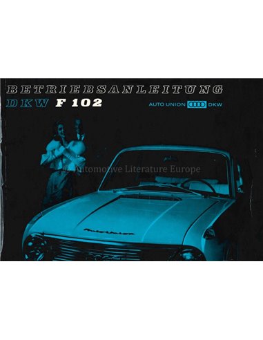 1963 AUTO UNION DKW F102 OWNERS MANUAL GERMAN