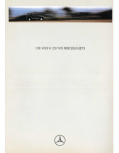 1993 MERCEDES BENZ G CLASS BROCHURE GERMAN