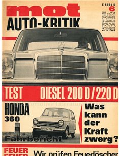 1968 MOT MAGAZINE 6 DUITS