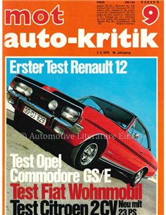 1970 MOT MAGAZINE 9 DUITS