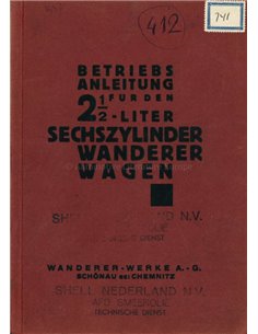 1931 WANDERER BETRIEBSANLEITUNG DEUTSCH