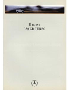 1991 MERCEDES BENZ G KLASSE BROCHURE ITALIAANS