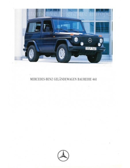 1993 MERCEDES BENZ G KLASSE BROCHURE DUITS