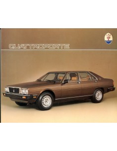 1983 MASERATI QUATTROPORTE BROCHURE ITALIAANS