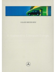 1998 MERCEDES BENZ G KLASSE BROCHURE DUITS