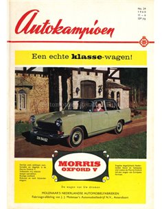 1960 AUTOKAMPIOEN MAGAZIN 24 NIEDERLÄNDISCH