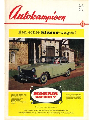 1960 AUTOKAMPIOEN MAGAZIN 24 NIEDERLÄNDISCH