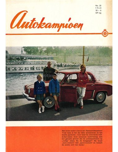 1960 AUTOKAMPIOEN MAGAZIN 25 NIEDERLÄNDISCH