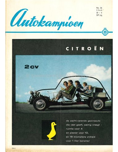 1960 AUTOKAMPIOEN MAGAZIN 26 NIEDERLÄNDISCH