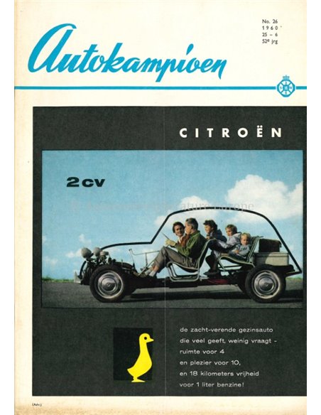 1960 AUTOKAMPIOEN MAGAZIN 26 NIEDERLÄNDISCH
