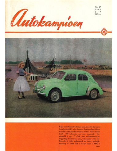 1960 AUTOKAMPIOEN MAGAZIN 27 NIEDERLÄNDISCH