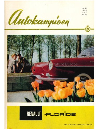 1960 AUTOKAMPIOEN MAGAZIN 29 NIEDERLÄNDISCH
