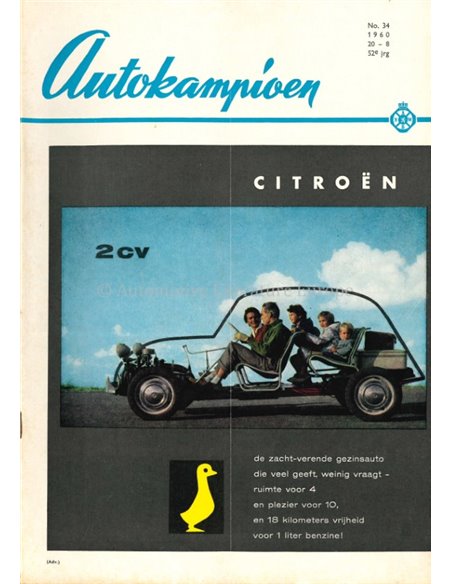 1960 AUTOKAMPIOEN MAGAZINE 34 DUTCH