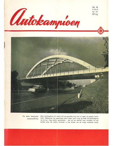 1960 AUTOKAMPIOEN MAGAZIN 46 NIEDERLÄNDISCH