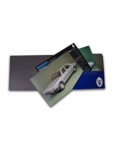1974 MASERATI QUATTROPORTE II BROCHURE 'SCHAARS'