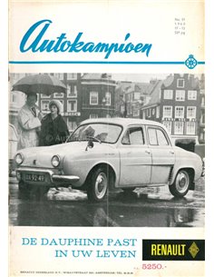1960 AUTOKAMPIOEN MAGAZIN 51 NIEDERLÄNDISCH