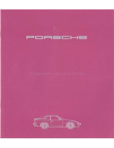 1984 PORSCHE 944 BROCHURE ENGELS